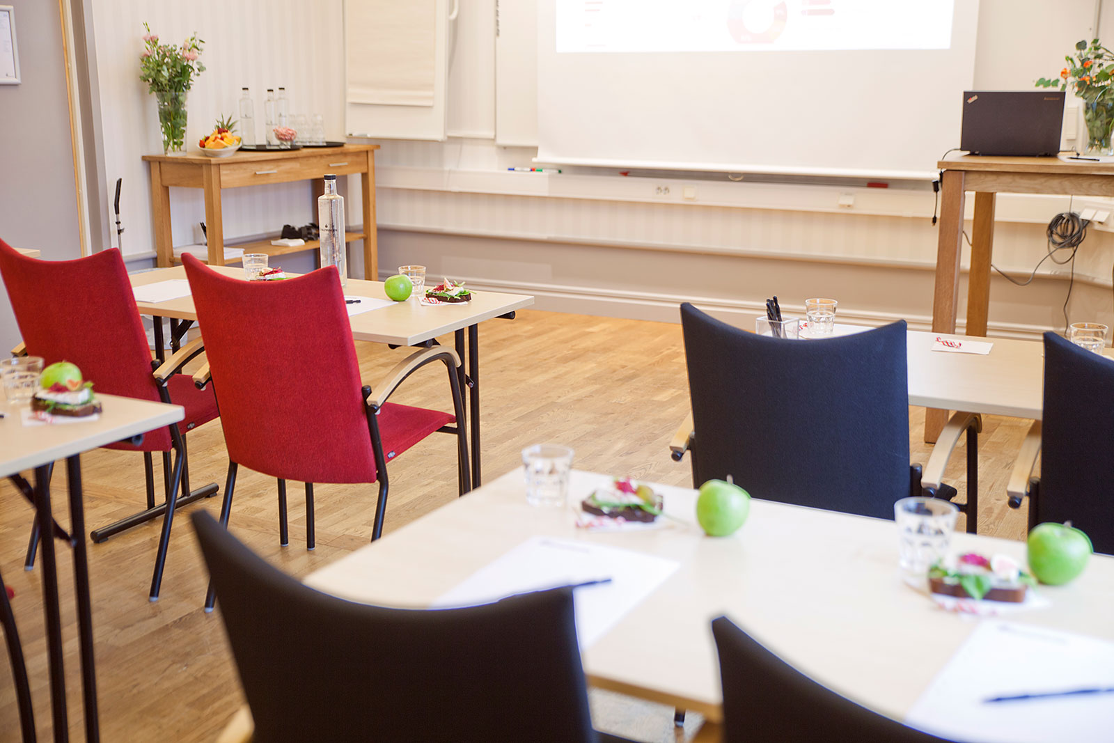 Detaljsbild från konferenslokalen Henning och Lotten